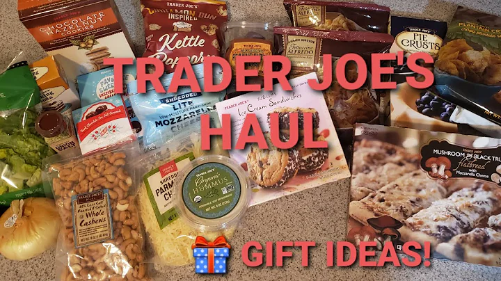 Trader Joe's Haul- Holiday Gift Ideas, New Items, Faves & Total $🎁 #traderjoes #haul #holiday #new