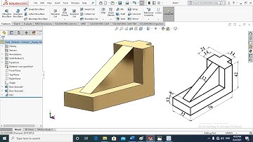 SolidWorks Tutorial for beginners | CAD/CAM Part drawing Exercise 6