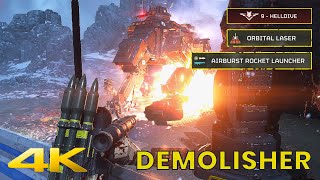 HELLDIVERS 2 Gameplay | DEMOLISHER | 4K Ultra Graphics | No Commentary