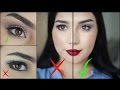 اخطاء مكياج العيون المبطنة || Maquillage Paupières Tombantes