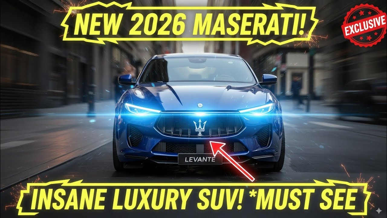 2026 Maserati Levante Folgore: SUV di Lusso Futuristico con 750CV e Prezzo Shock!
