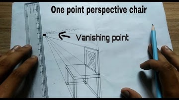 Learn how to draw chair design one point perspective #basic #chairdesign #theuniqueinteriordesign