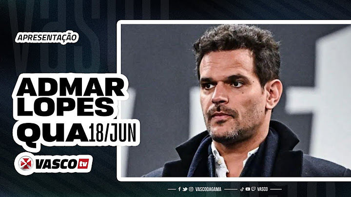 COLETIVA DE APRESENTAÇÃO ADMAR LOPES - DIRETOR DE FUTEBOL | VASCOTV