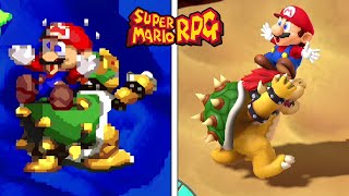 Super Mario RPG  All Weapons & Attacks (SNES VS Switch Comparison)