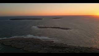 Hvaler Sunset From Dji Mini 3 In Strong Wind