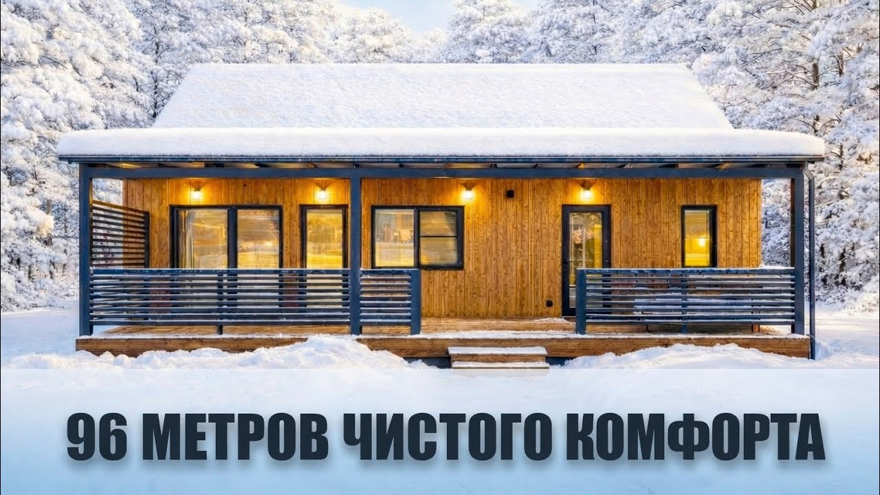 Идеальная планировка дома с террасой 115м2