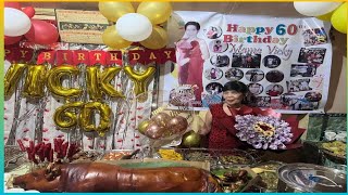 HAPPY 60TH BIRTHDAY |Mama Vicky🎂🎉🎈🎊#surigaodelsur#cagwait