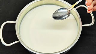 Pour vinegar into boiling milk ❗ – I don’t buy it in the store anymore  Only 2 ingredients  Few peop