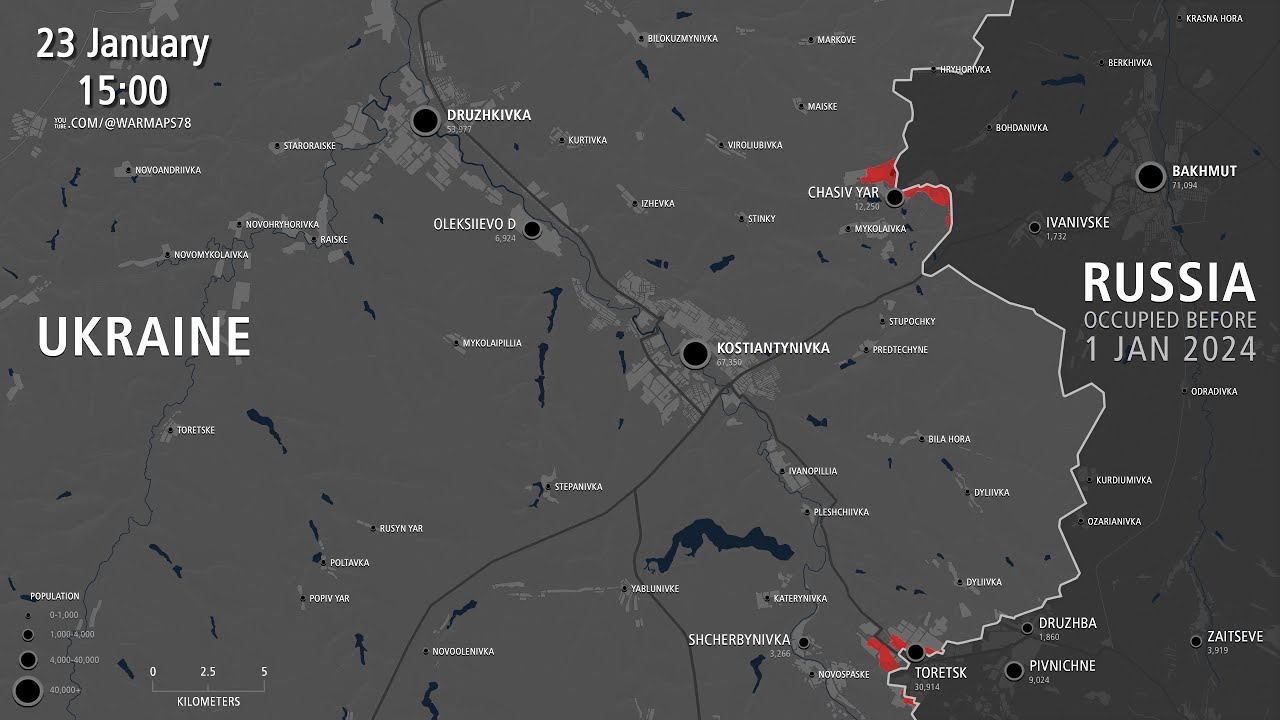 Russian Invasion of Ukraine: Toretsk & Chasiv Yar Offensives