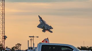INSANE F-22 Raptor Twilight Demo at Sun N' Fun 2026