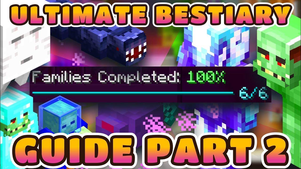 Ultimate Bestiary Guide (2) Deep Caverns, Dwarven Mines, Crystal Hollows Hypixel SkyBlock