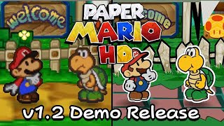 Paper Mario 64 HD | v1.2 Demo Public Release (Graphics Comparison)