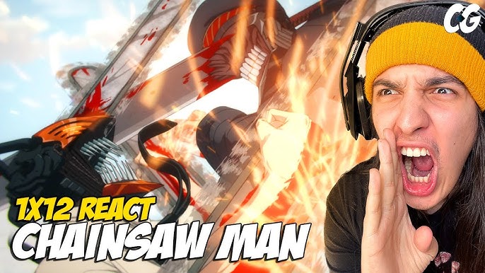 Chainsaw man react ep 4 temp 1  O SONHO DE DENJI IRÁ SE REALIZAR