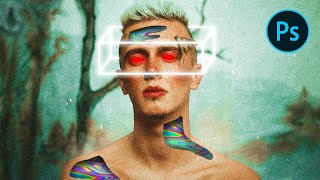 Geometry Art + Colorful Texture. Photoshop Tutorials (Episode 71) screenshot 3
