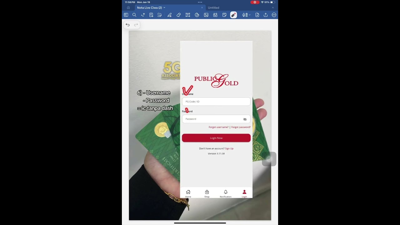 Cara mudah simpan Emas Di Public Gold 