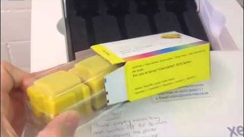 "NO MORE FIDDLY START KEY"  Next Generation Xerox Colorqube 8570 compatible solid ink