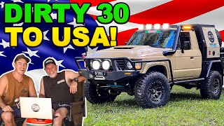 YEARS IN THE MAKING  DIRTY 30 LEAVING! Honest Q&A + Shauno visits LandCruiser factory in JAPAN!