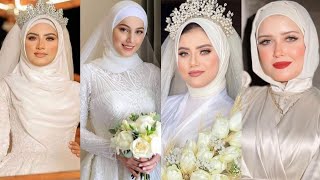 عرايس افراح ب لفات حجاب مختلفة Roll hijab for wedding ❤️مع حواء والطفل.