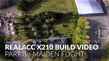 Banggood Realacc x210 build video - part 8- Maiden flight and PID tuning!