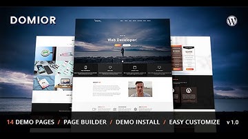 Domior - Creative Personal Portfolio WordPress Theme | Themeforest Website Templates and Themes