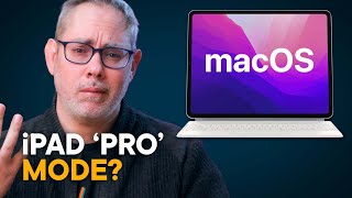 Should the iPad Pro run macOS?