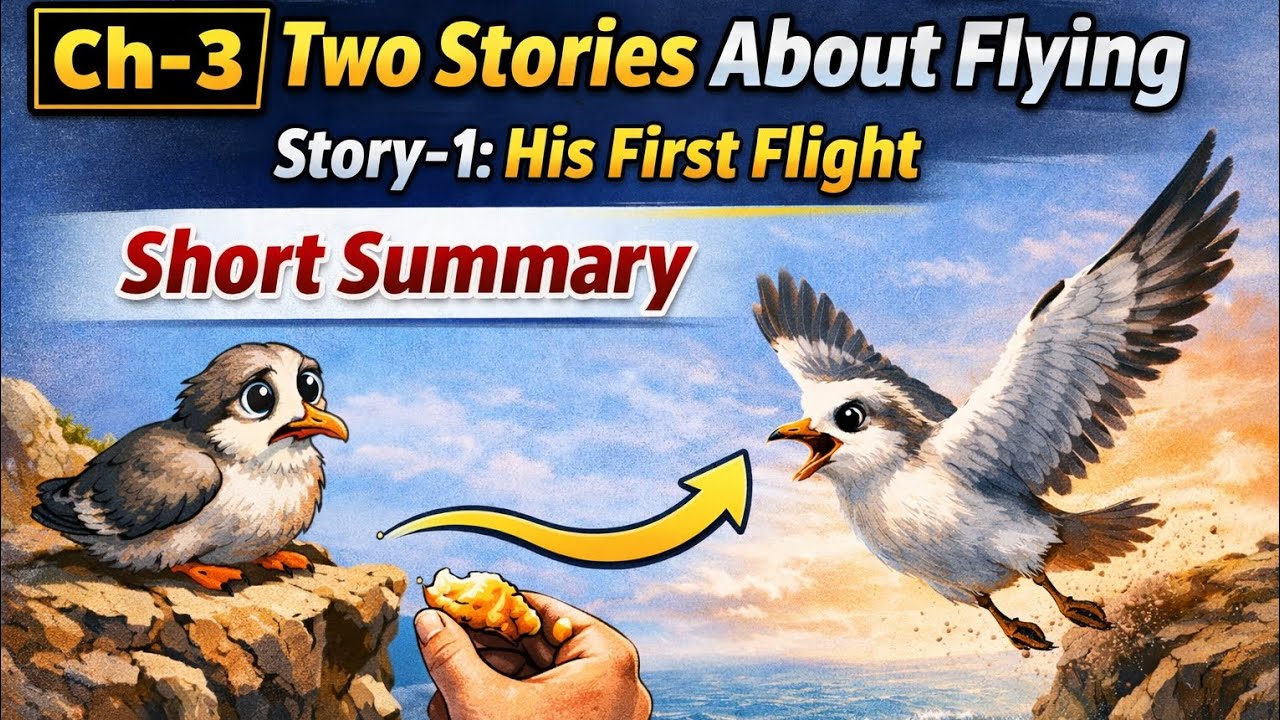 Two Stories About Flying Class 10 | Chapter 3 English | Hindi Explanation
