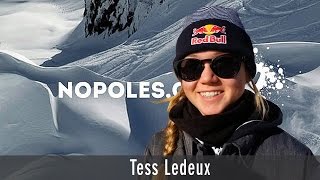 Nopoles TV interview Tess ledeux @ SFR Freestyle Tour 2017 (Font Romeu France)