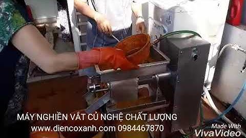 MÁY ÉP CỦ NGHỆ LÀM TINH BỘT NGHỆ