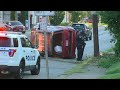 Driver takes off after overturning SUV in East Price Hill