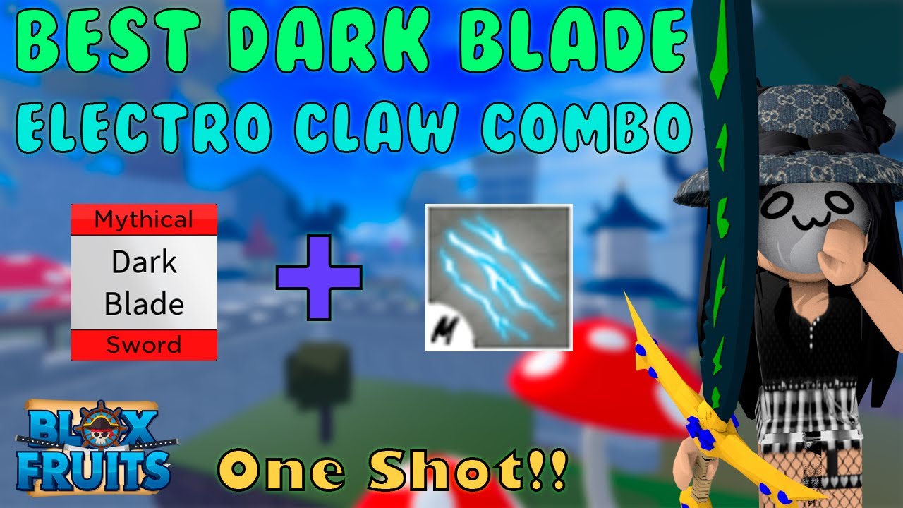 Best Dark Blade / Yoru + Electro Claw Combo』Bounty Hunt l Roblox, Blox  fruits update 15