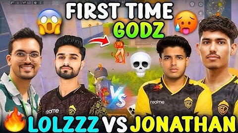 JONATHAN vs LOLZZZ 😂 BOTH *POV 😂 JONATHAN ZGOD VS LOLZZZ MAYUR GAMING 2V2 TDM 😂 | GODL