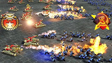 China VS Soviet pt 1 (Red alert 3 Mod: Generals Evolution)