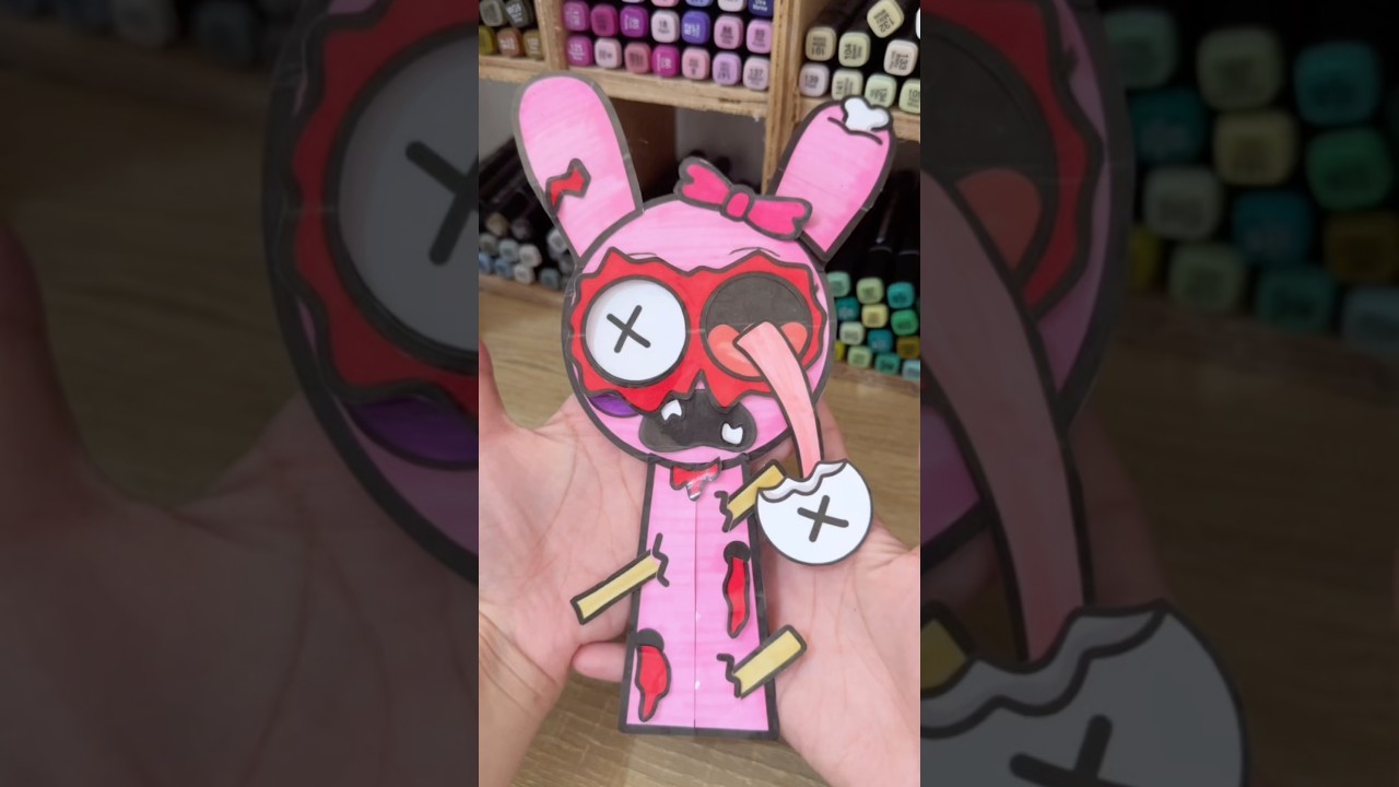 Sprunki Pinky Surgery DIY playbook | Full video ⬆️ #sprunki #playbook #paperdiy