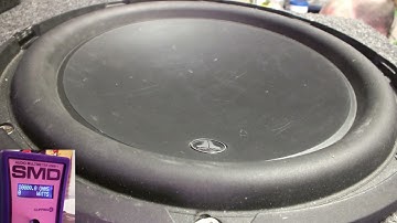 JL Audio 12W3V3 Car Subwoofer 20-100 Hz Sweep Live Dyno Test SMD-AMM1 NVX-XAD13 Car Amp #flex #bass