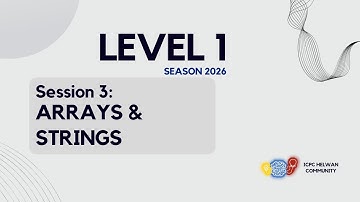 Arrays and Strings ● Week 3 ● Level 1 S