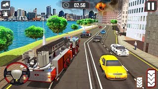 Fire Truck Driving Rescue 911 (by Roadster Inc) Android Gameplay [HD] screenshot 2