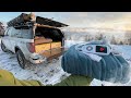 Truck Camping in 10 Degrees with only an Electric Blanket