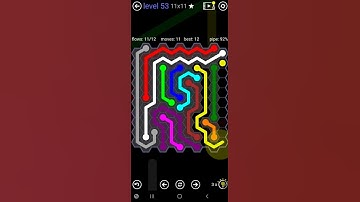 How To Solve Flow Free Hexes 11x11 Mania Level 53 Board Walk Through Solution Walkthrough