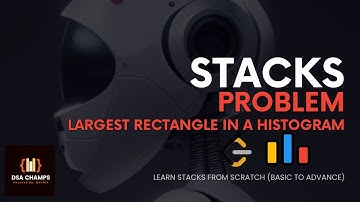 Largest Rectangle in Histogram || MONOTONIC STACK|| LEETCODE HARD || DSA CHAMPS