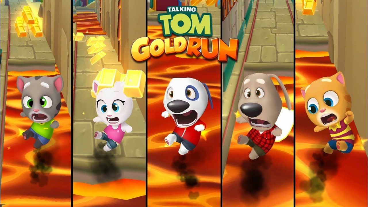 Lost City Quick Lava Drown Funny Fails Talking Tom Gold Run All