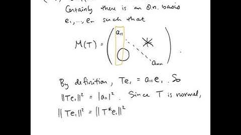 Intro 7B: The Spectral Theorem