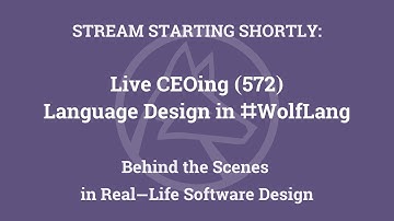 Live CEOing Ep 572: Language Design in Wolfram Language [Multicomputation]