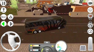 Coach Bus Simulator | Real Bus Simulator | Android IOS Gameplay FHD #5