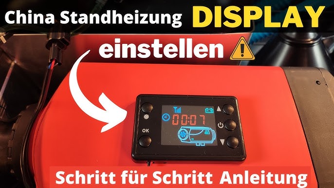 China Dieselheizung, verlängerung zwischen Heizung und Display 