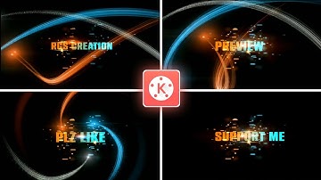 Amazing intro video editing in kinemastar how to edit title editing YouTube channel intro video edit