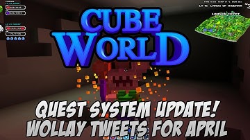 Cube World | Updated Quest System Screenshots (April Update)