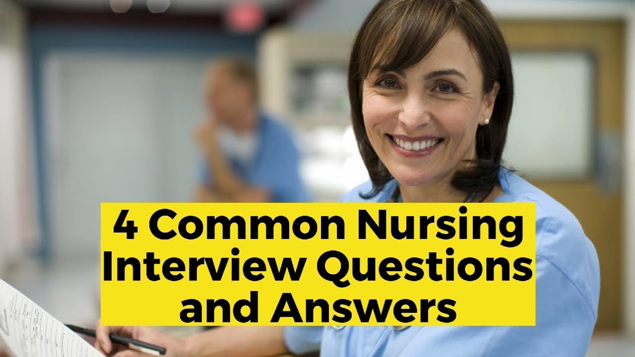 problem solving nursing interview questions