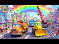 The Wheels on the Construction Trucks 🏗️🎶