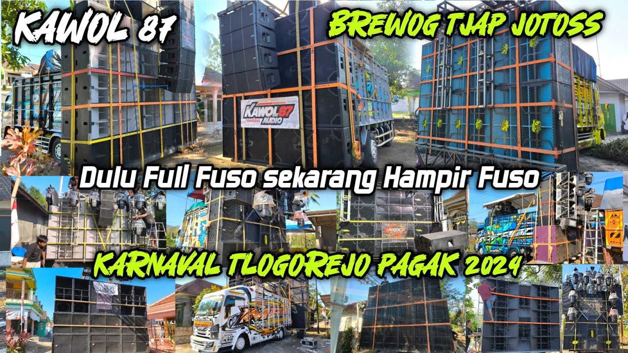 BREWOG TJAP JOTOS & Puluhan Sound Horeg siap Ramaikan Karnaval Di markas KAWOL 87 Audio ada Battle🔥