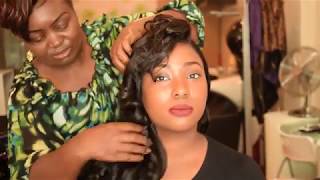 EASY BRIDAL HAIRSTYLE - Soft curls, Updo screenshot 5